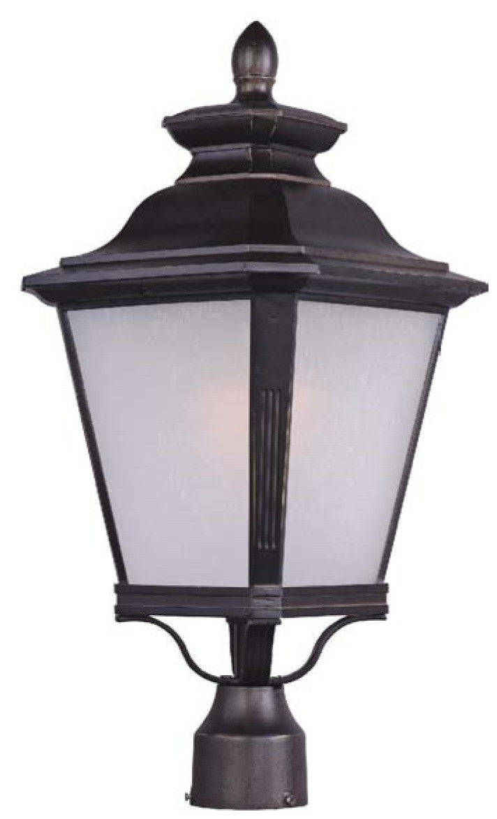 Maxim 1121FSBZ One Light Outdoor Pole/Post Lantern, Bronze