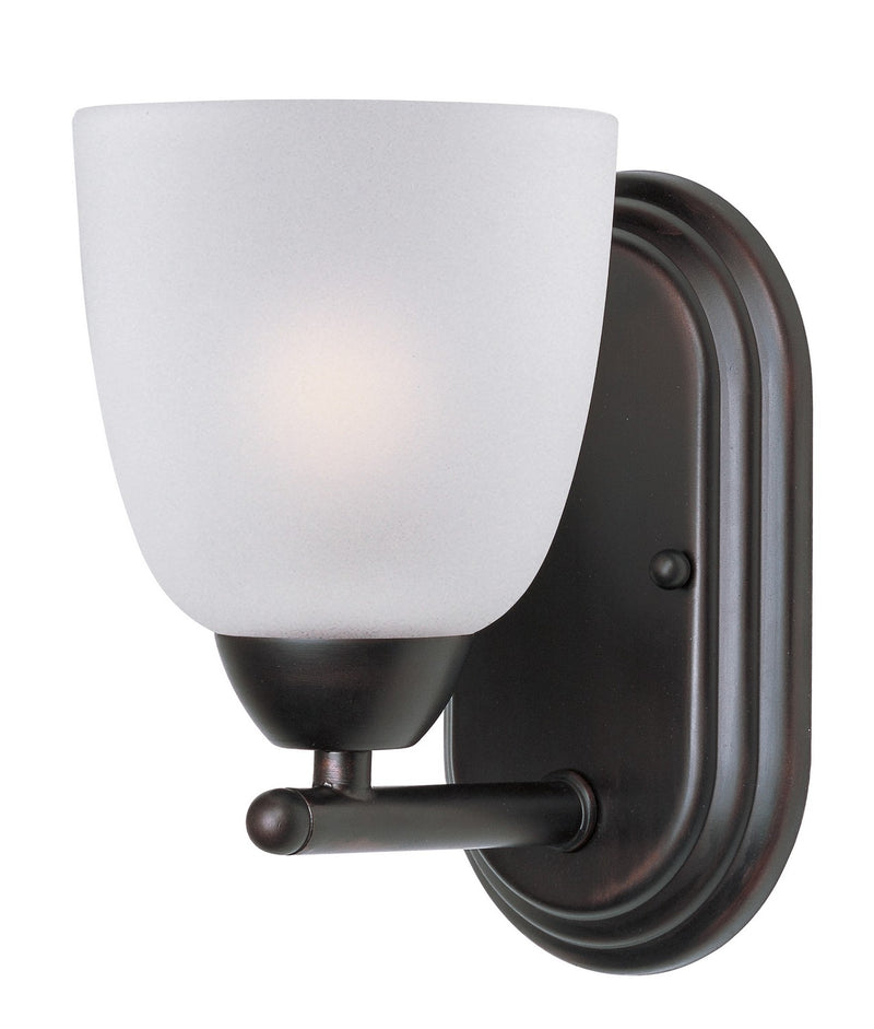 Maxim 11311FTOI One Light Bath Vanity, Oil Rubbed Bronze