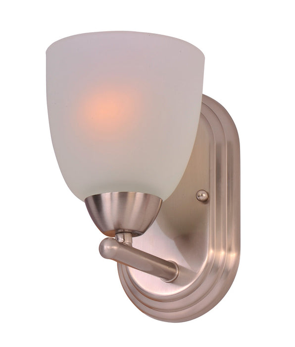 Maxim 11311FTSN One Light Bath Vanity, Satin Nickel