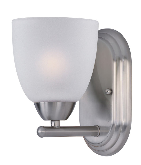 Maxim 11311FTSN One Light Bath Vanity, Satin Nickel