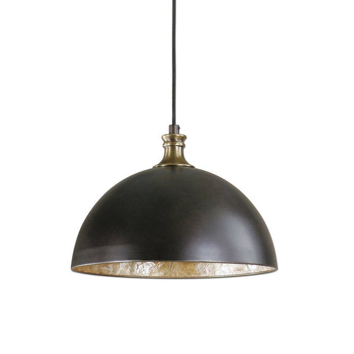 Uttermost 22028 One Light Pendant, Pacific Bronze