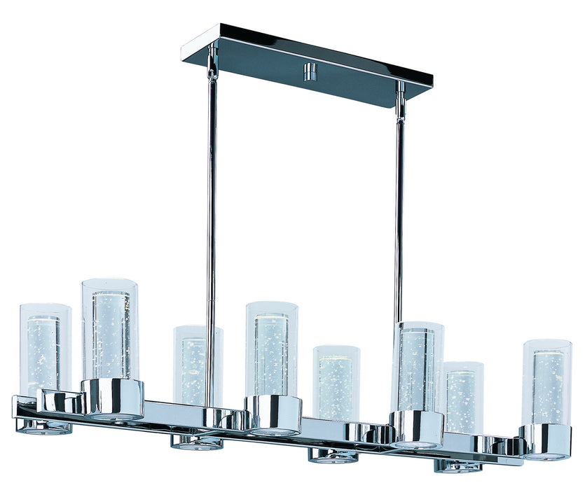 Maxim 20908CLPC LED Linear Chandelier, Polished Chrome