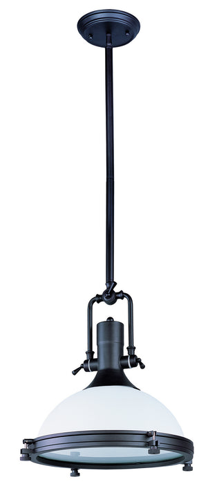 Maxim 25117SWBZ One Light Pendant, Bronze