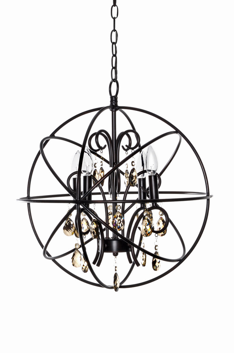 Maxim 25142OI Four Light Pendant, Oil Rubbed Bronze