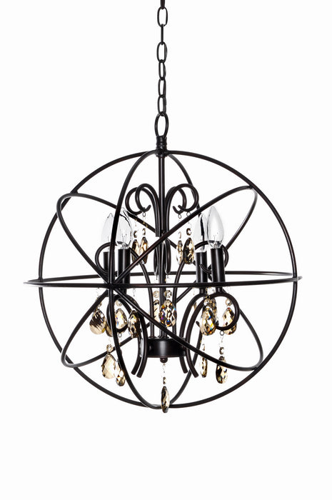 Maxim 25142OI Four Light Pendant, Oil Rubbed Bronze