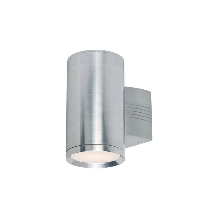 Maxim 6101AL One Light Outdoor Wall Lantern, Brushed Aluminum