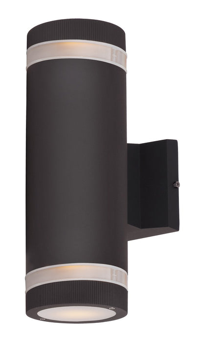Maxim 6112ABZ Two Light Outdoor Wall Lantern, Architectural Bronze