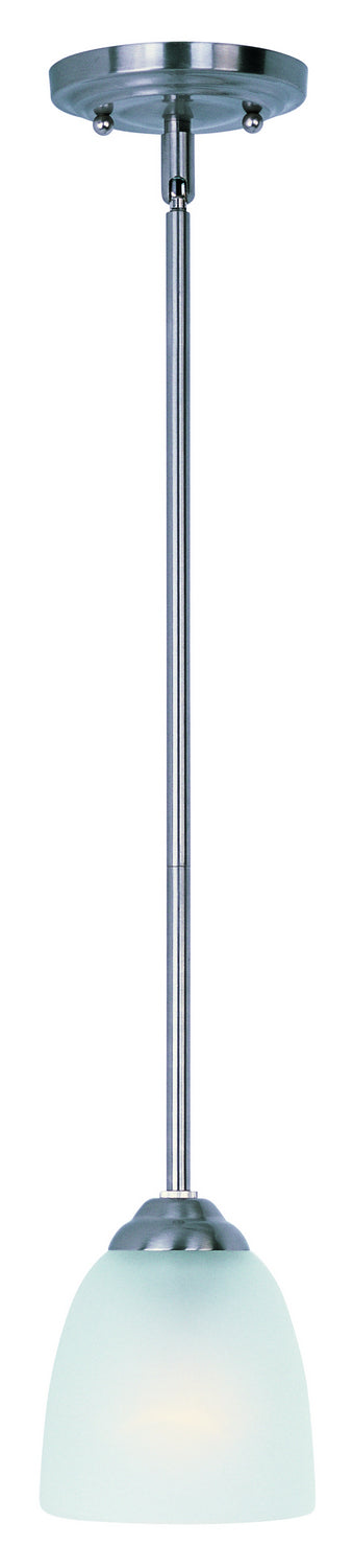 Maxim 92061FTSN One Light Mini Pendant, Satin Nickel
