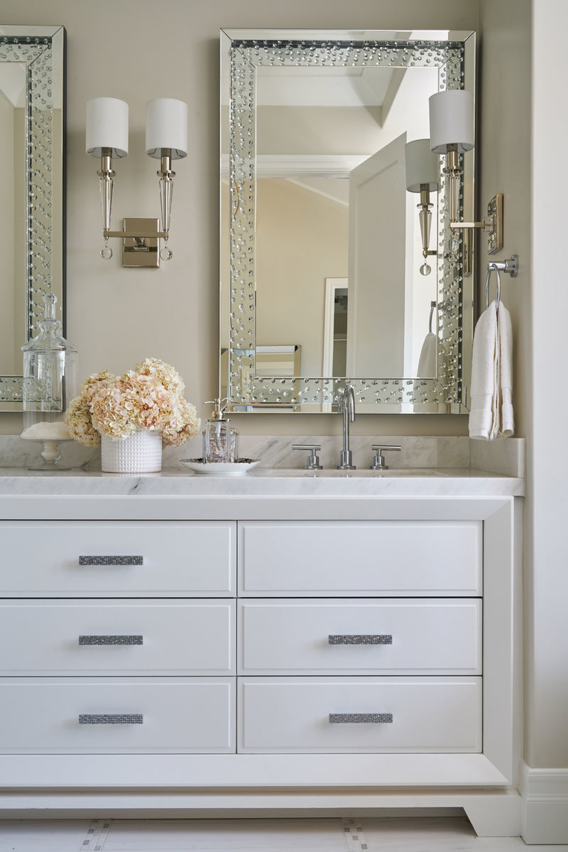 Crystorama 8102-PN Two Light Wall Sconce, Polished Nickel