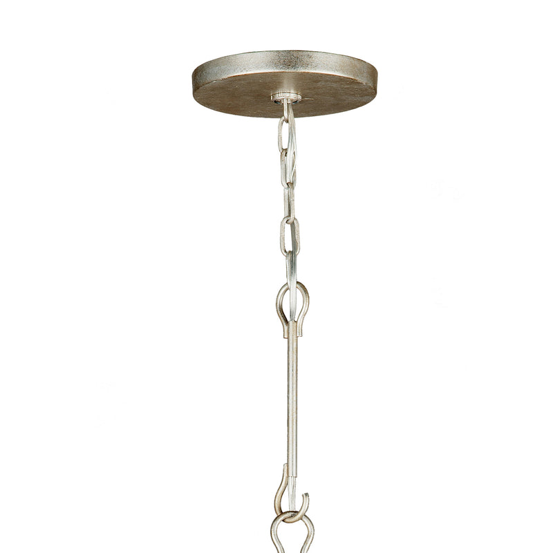 Crystorama 9229-OS Nine Light Chandelier, Olde Silver