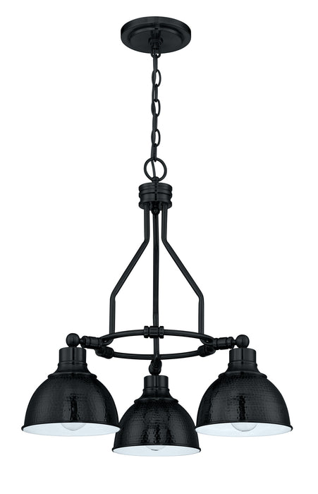 Craftmade 35923-ABZ Three Light Chandelier, Aged Bronze Brushed