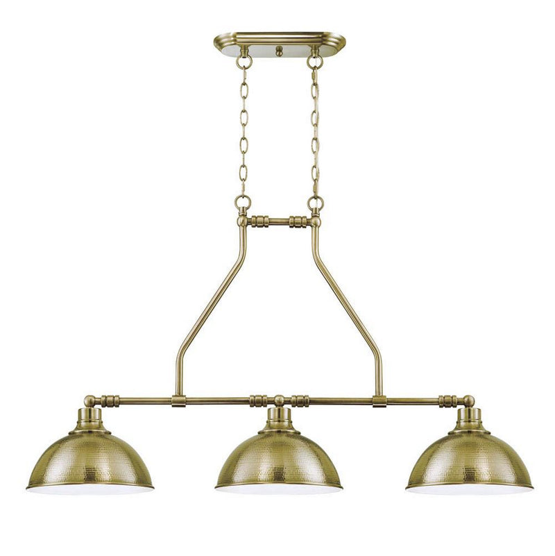 Craftmade 35973-LB Three Light Island Chandelier, Legacy Brass