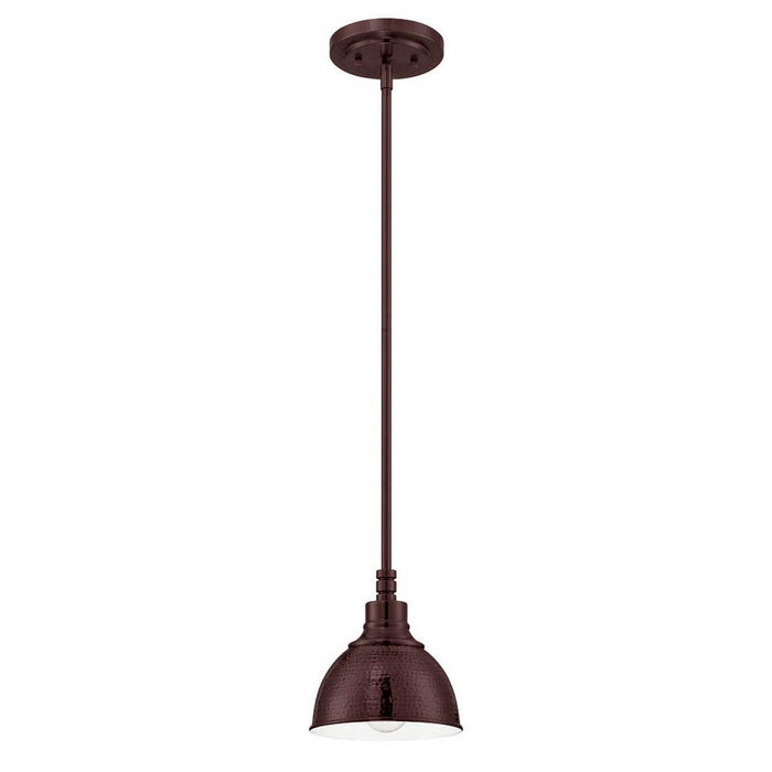 Craftmade 35991-ABZ One Light Mini Pendant, Aged Bronze Brushed