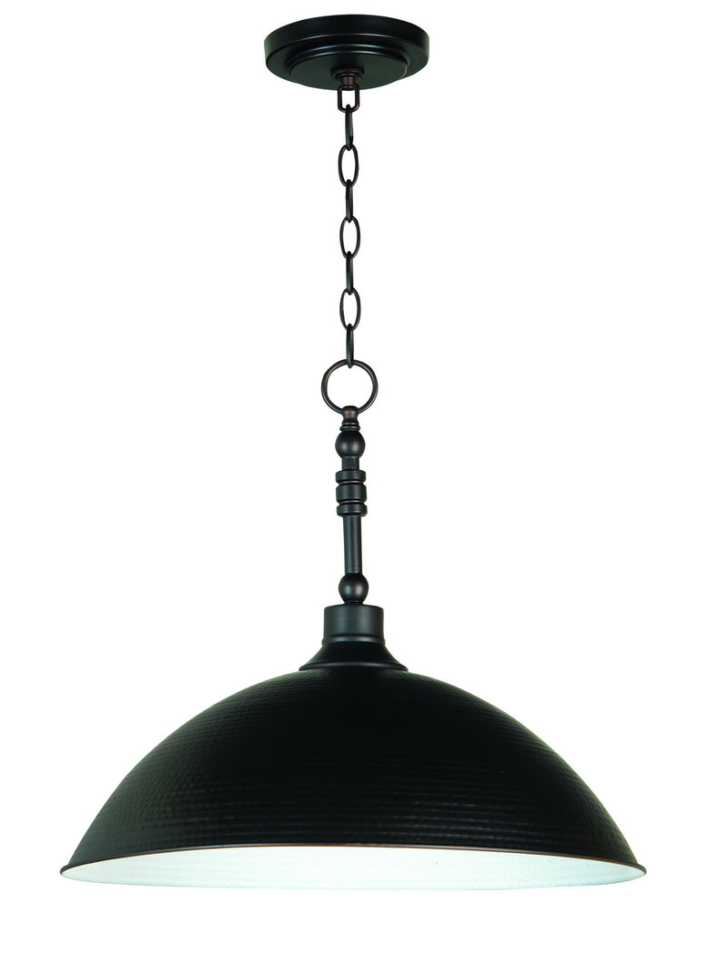 Craftmade 35993-ABZ One Light Pendant, Aged Bronze Brushed