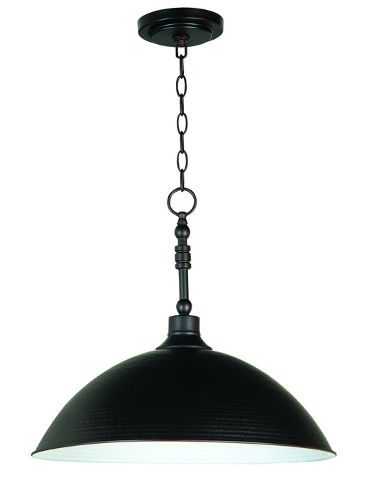 Craftmade 35993-ABZ One Light Pendant, Aged Bronze Brushed