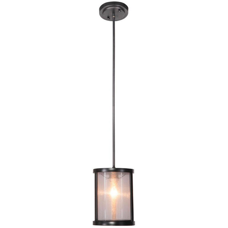 Craftmade 36791-MBK One Light Mini Pendant, Matte Black