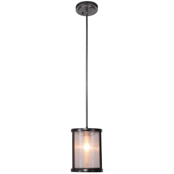Craftmade 36791-MBK One Light Mini Pendant, Matte Black