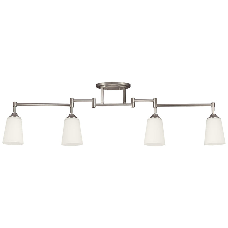 Generation Lighting 2530404-962 Four Light Track Lighting Kit, Brushed Nickel