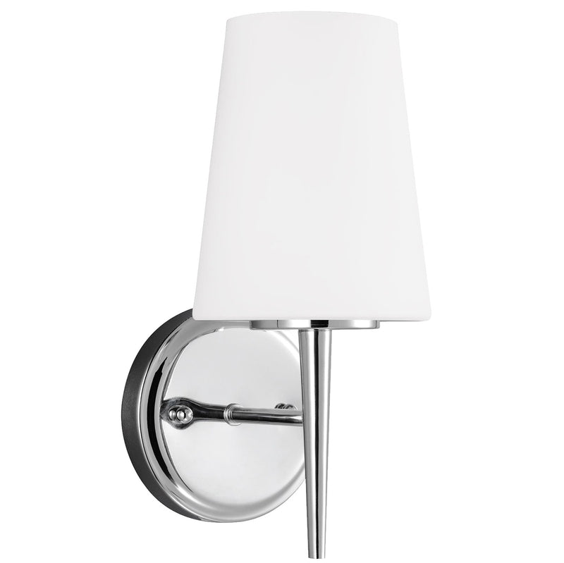 Generation Lighting 4140401-05 One Light Wall / Bath Sconce, Chrome