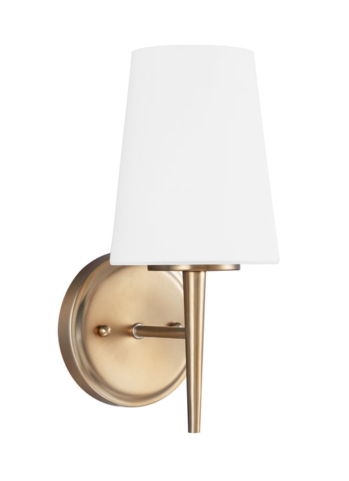 Generation Lighting 4140401-848 One Light Wall / Bath Sconce, Satin Brass