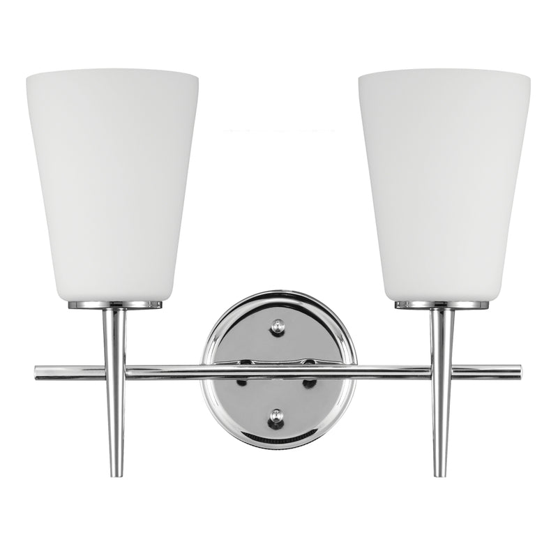 Generation Lighting 4440402-05 Two Light Wall / Bath, Chrome