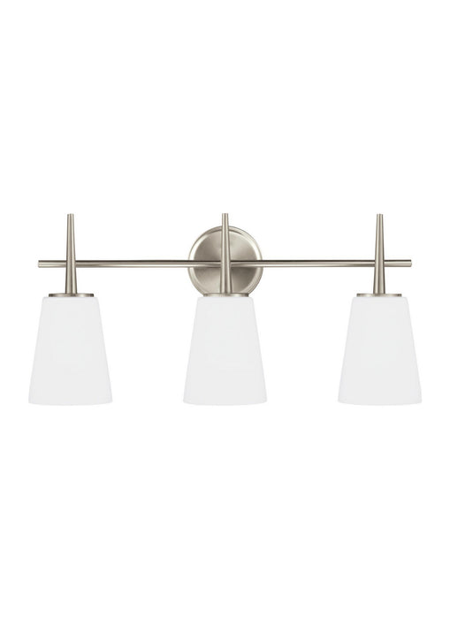 Generation Lighting 4440403-962 Three Light Wall / Bath, Brushed Nickel
