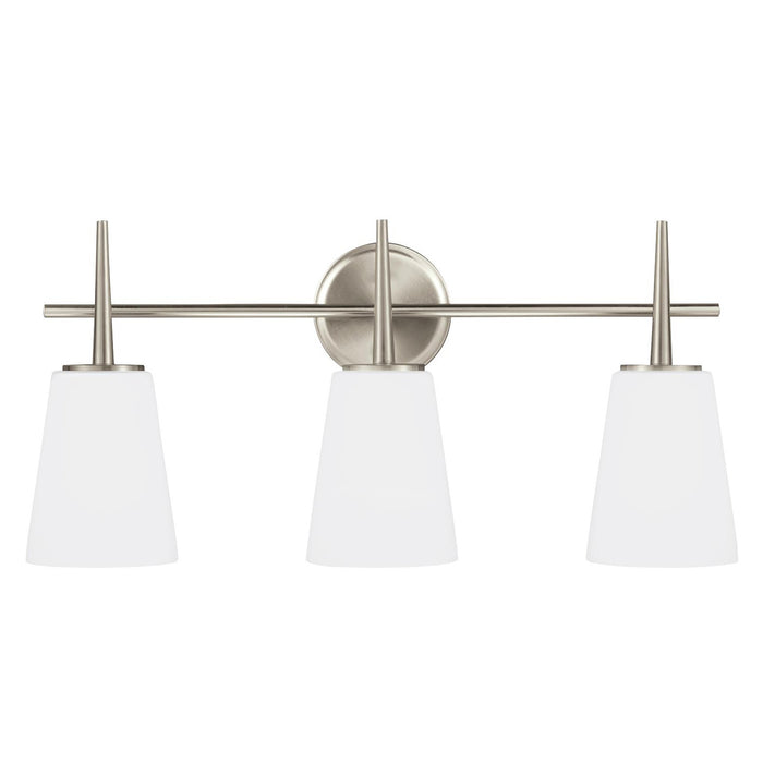 Generation Lighting 4440403-962 Three Light Wall / Bath, Brushed Nickel