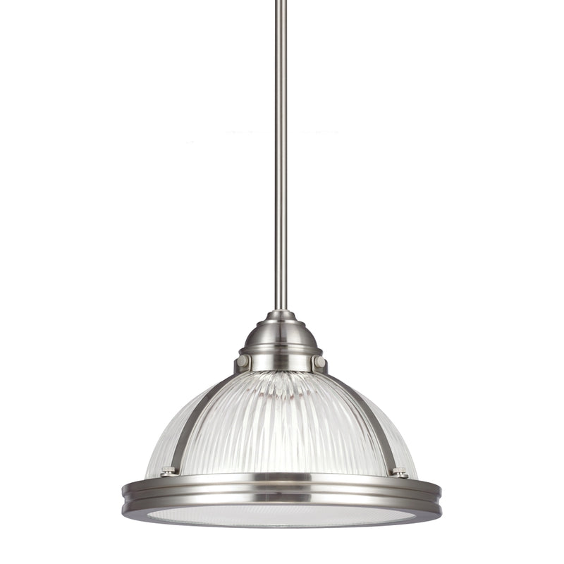 Generation Lighting 65060-962 One Light Pendant, Brushed Nickel