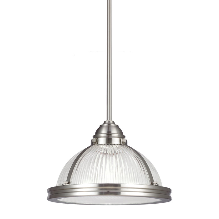 Generation Lighting 65060-962 One Light Pendant, Brushed Nickel