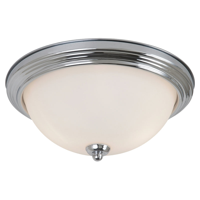 Generation Lighting 77063-05 One Light Flush Mount, Chrome