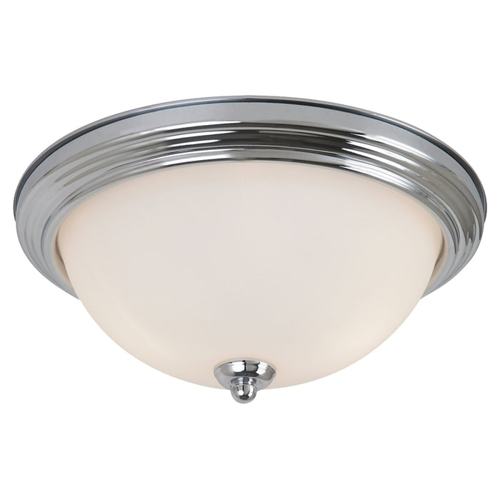 Generation Lighting 77063-05 One Light Flush Mount, Chrome