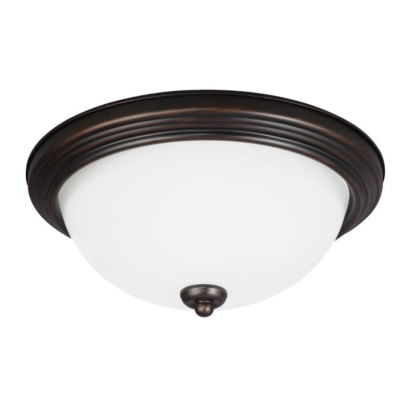 Generation Lighting 77264-710 Two Light Flush Mount, Bronze