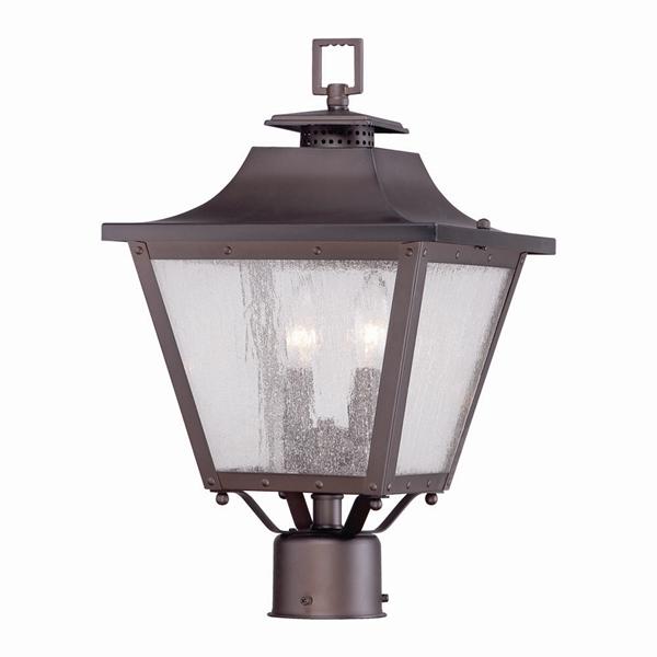 Acclaim Lighting 8717ABZ Two Light Outdoor Post Mount, Architectural Bronze