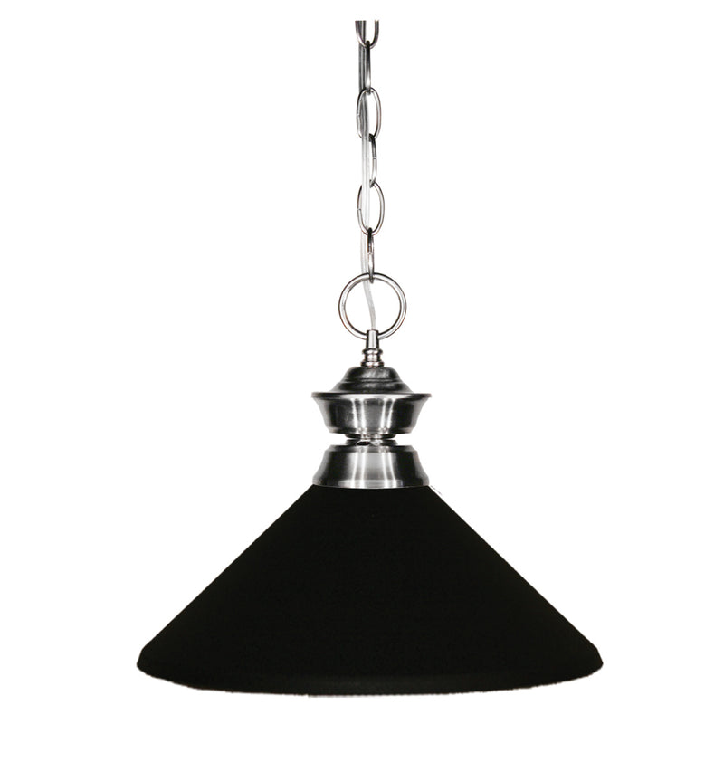 Z-Lite 100701BN-MMB One Light Pendant, Brushed Nickel