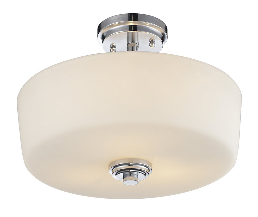 Z-Lite 225SF Three Light Semi Flush Mount, Chrome