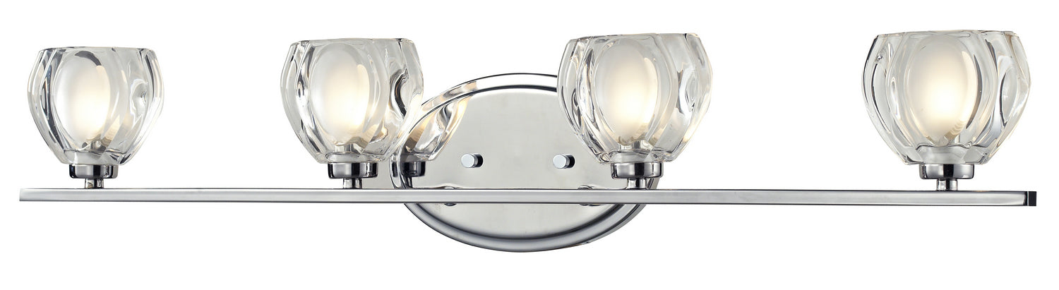 Z-Lite 3023-4V Four Light Vanity, Chrome
