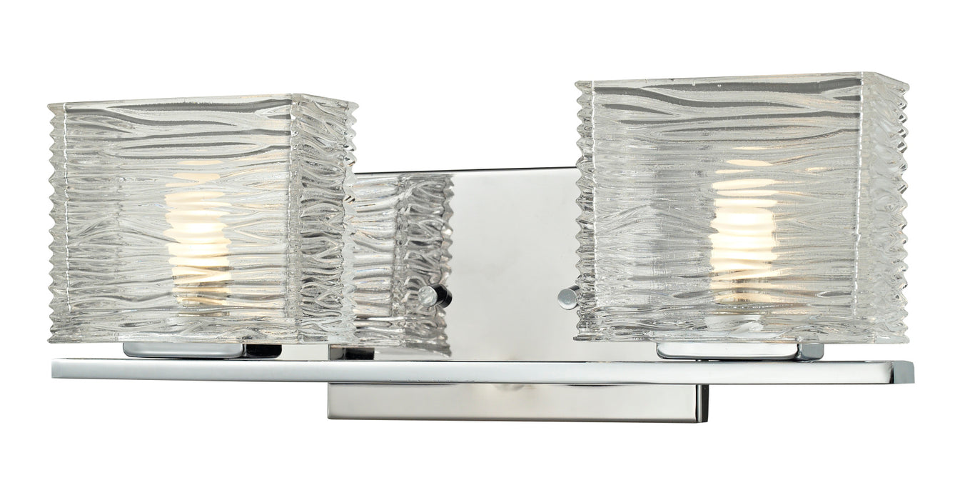 Z-Lite 3025-2V Two Light Vanity, Chrome