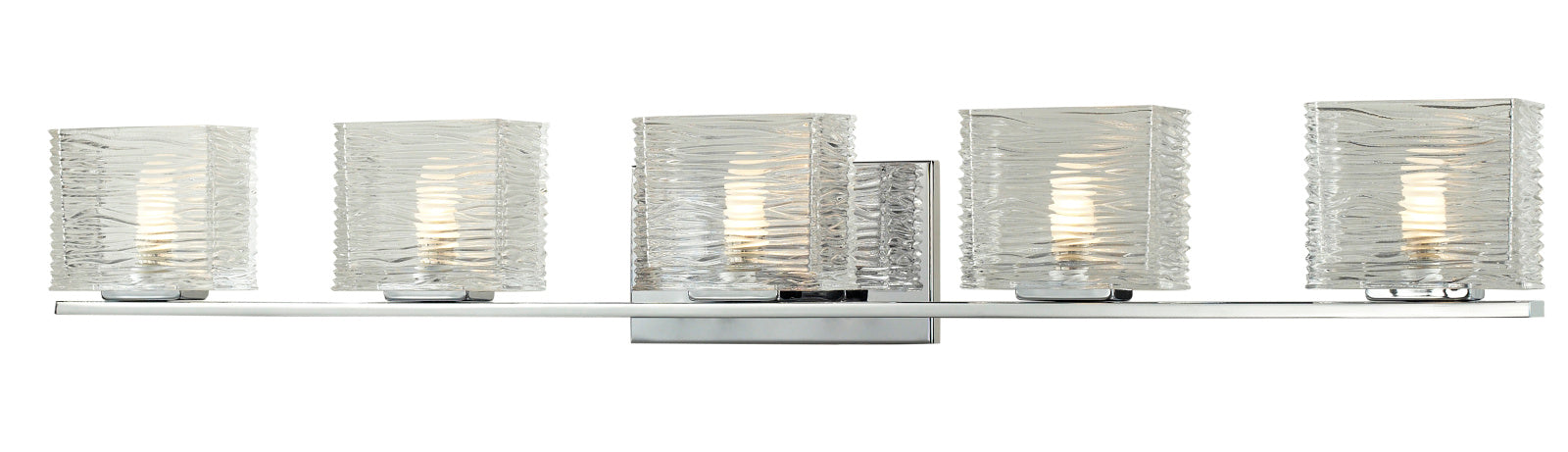 Z-Lite 3025-5V Five Light Vanity, Chrome