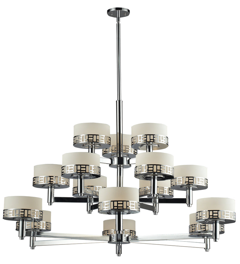 Z-Lite 328-15-CH 15 Light Chandelier, Chrome