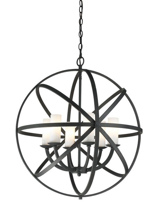 Z-Lite 6017-6L-BRZ Six Light Chandelier, Bronze