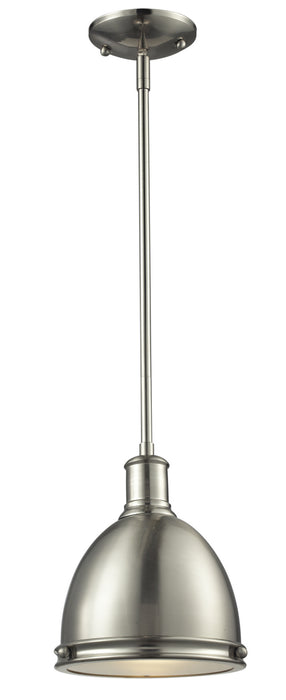 Z-Lite 710MP-BN One Light Pendant, Brushed Nickel