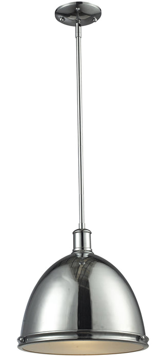 Z-Lite 711P13-CH One Light Pendant, Chrome