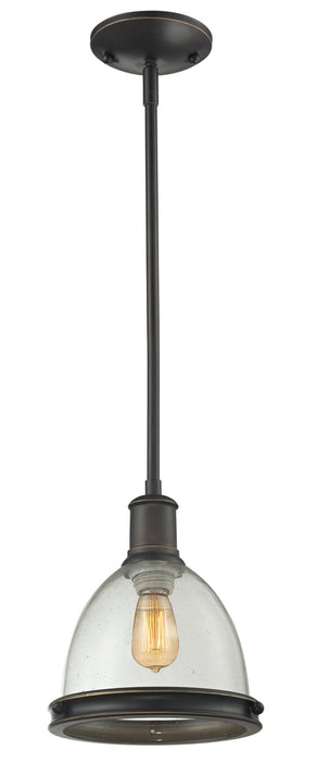 Z-Lite 717MP-OB One Light Pendant, Olde Bronze