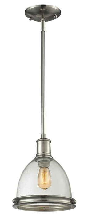 Z-Lite 718MP-BN One Light Pendant, Brushed Nickel