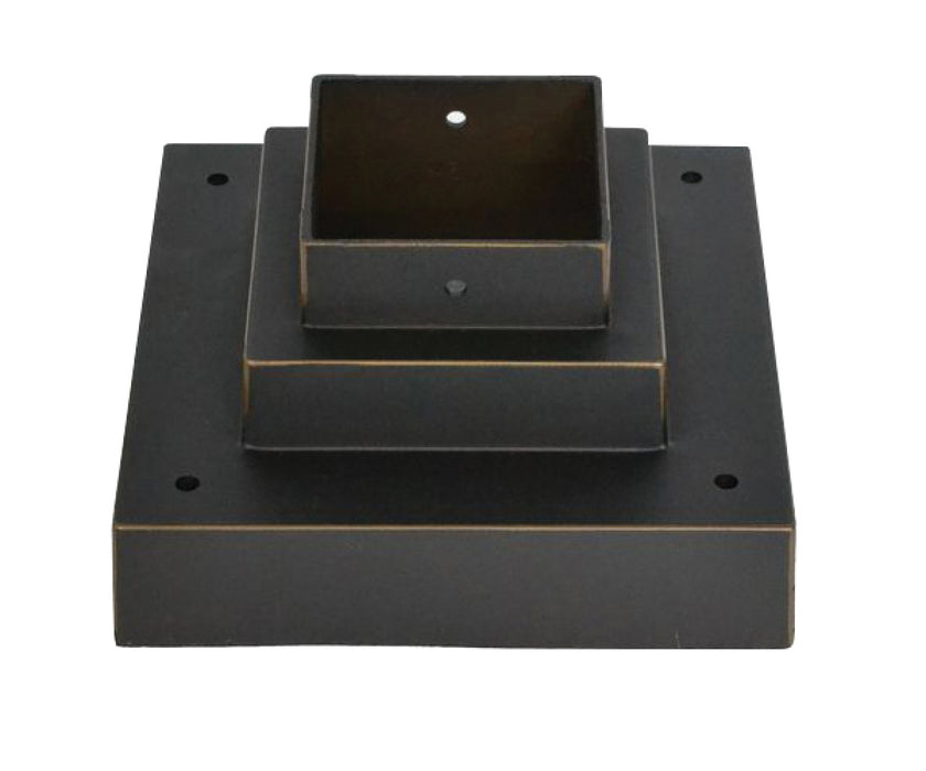 Z-Lite SQPM-ORBZ Light Outdoor Posts - Hardware, Outdoor Rubbed Bronze