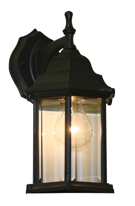 Z-Lite T21BK One Light Outdoor Wall Light, Black