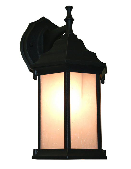 Z-Lite T21-BK-F One Light Outdoor Wall Light, Black