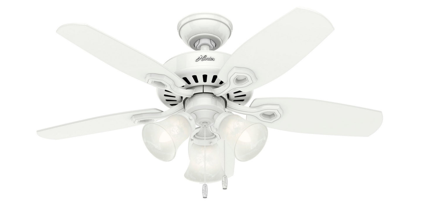 Hunter 52105 42" Ceiling Fan, Snow White