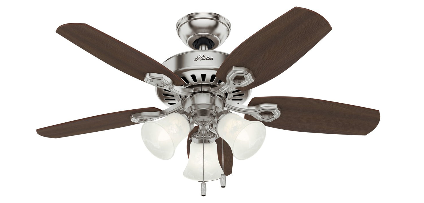 Hunter 52106 42" Ceiling Fan, Brushed Nickel