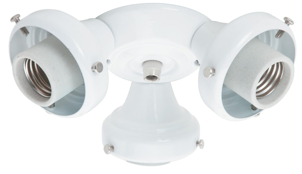 Hunter 99135 Three Light Fitter, White